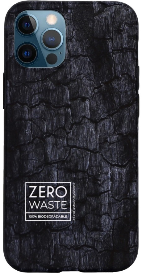 Pouzdro Wilma Climate Change Case iPhone 12/12 Pro - Coal