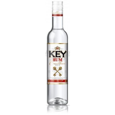 Key Carribean White 37,5% 0,5 l (holá láhev)