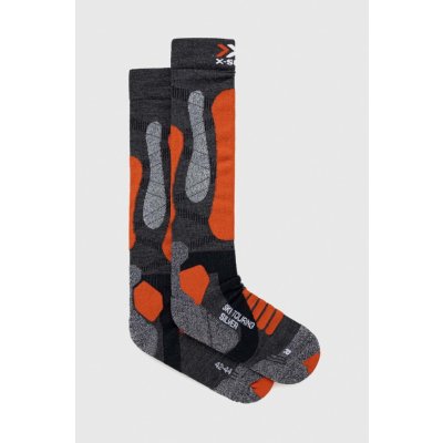 X-Socks SKI TOURING SILVER 4.0 anthracite melange / orange fluo – Hledejceny.cz