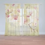 Sablio Záclony Orchidej 2: 2ks 150x250cm – Hledejceny.cz