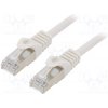 síťový kabel Gembird PP6-20M Patch RJ45 , cat. 6, FTP, 20m, šedý