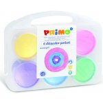 Prstové barvy PRIMO sada 6 x 100g perleťové – Zboží Dáma