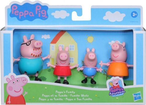 PADU Prasátko Peppa Peppina Rodinka sada 4 figurek