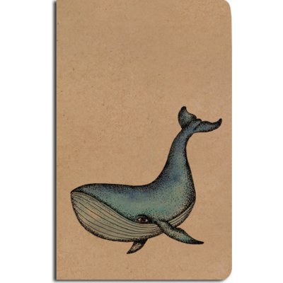 Baloušek Notes nelinkovaný A5 kraft velryba – Zbozi.Blesk.cz