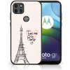 Pouzdro a kryt na mobilní telefon Motorola PROTEMIO 38933 MY ART Silikonový kryt Motorola Moto G9 Power PARIS (057)