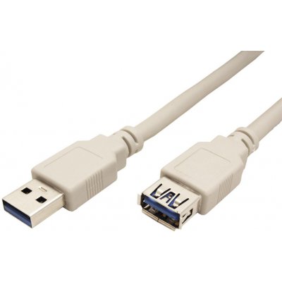 Roline 11.02.8977 USB 5Gbps, prodlužovací, USB3.0 A(M) - USB3.0 A(F), 0,8m, černý – Zboží Mobilmania