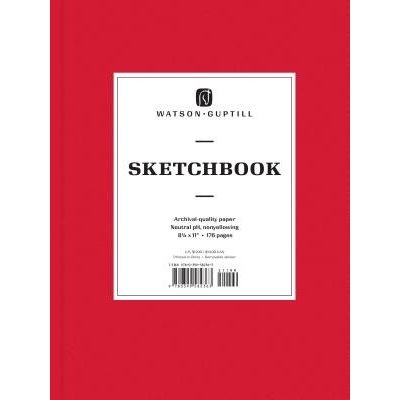 Large Sketchbook Ruby Red Watson-GuptillPevná vazba