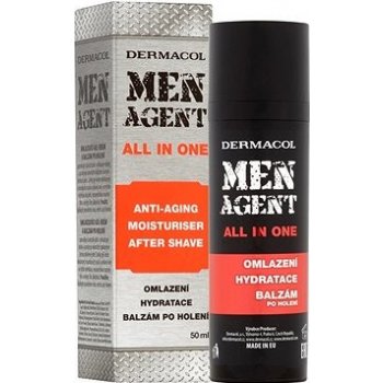 Dermacol Men Agent Omlazující krém, gel balzám po holení 50 ml