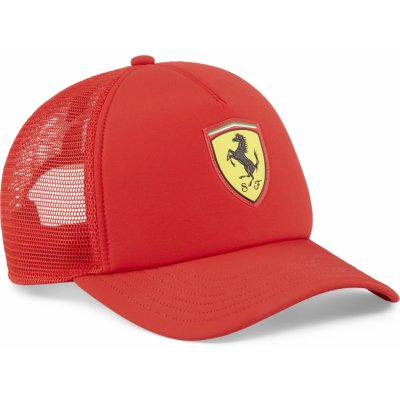 PUMA FERRARI RACE TRUCKER CAP 02516601 Červené – Zboží Mobilmania