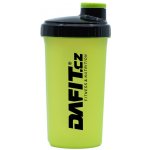 Dafit Šejkr 700 ml neon žluto černá, černé logo – Sleviste.cz