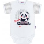 Kojenecké body s krátkým rukávem New Baby Panda – Zboží Mobilmania