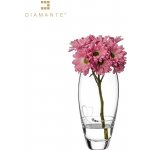 Crystalex Bohemia Glass Skleněná váza se Swarovski Elements srdce Petit Heart 18 cm 7273 – Hledejceny.cz