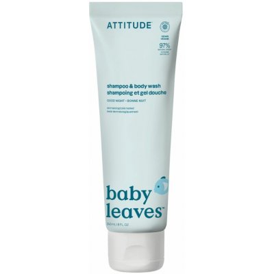 ATTITUDE Dětský šampon a tělové mýdlo 2 v 1 Baby leaves s vůní Good night 240 ml – Zboží Dáma