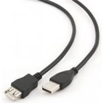 Gembird CCP-USB2-AMAF-6 Kabel USB A-A 1,8m 2.0 prodluž,HQ Black,zlac.kont. – Zbozi.Blesk.cz