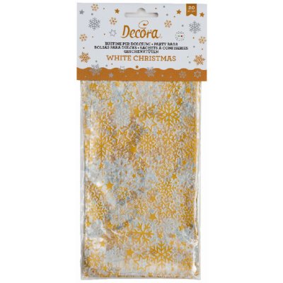 Decora Decora Mikulášské sáčky na sladkosti - Sněhové vločky 20 ks – Hledejceny.cz