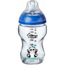 Tommee Tippee kojenecká láhev C2N skleněná potisk blue 250ml