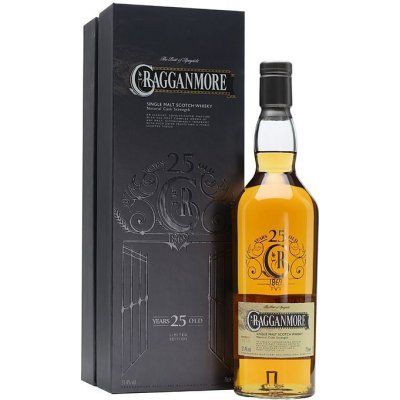 Cragganmore Natural Cask Strength 25y 51,4% 0,7 l (kazeta)