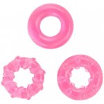 BASIC X Erekční kroužky nevibrační růžové 3 ks – Hledejceny.cz