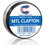 Coilology Předmotané spirálky Sandvik MTL Clapton SS316L 10ks 0,62ohm – Hledejceny.cz