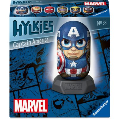 RAVENSBURGER 3D puzzle Hylkies Marvel Captain America 54 ks – Sleviste.cz