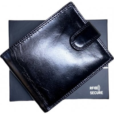Pánská kožená peněženka s přezkou Ricardo Ramos black – Zboží Mobilmania