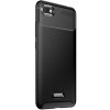 Pouzdro a kryt na mobilní telefon Pouzdro JustKing ochranné s texturou karbonovéch vláken Xiaomi Redmi 6A - černé