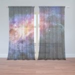 Sablio Záclony Vesmírná záře: 2ks 150x250cm – Hledejceny.cz