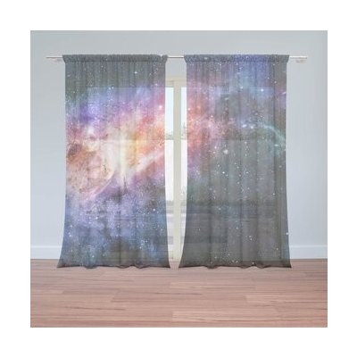 Sablio Záclony Vesmírná záře: 2ks 150x250cm – Hledejceny.cz