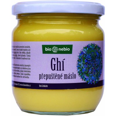 BioNebio přepuštěné Máslo Ghí České Bio 425 ml – Zboží Dáma