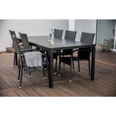 Noela Zahradní jídelní set Viking XL + 6x ratanová židle Paris – Zboží Dáma Noela Zahradní jídelní set Viking XL + 6x ratanová židle Paris – Zboží Dáma