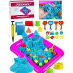 Kruzzel Magický kinetický písek 2000g + formičky + pískoviště – Zboží Dáma