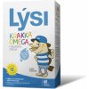 Doplněk stravy na srdce, žílu, krevní oběh Lysi Omega 3 + D pro děti s ovocnou příchutí 60 kapslí