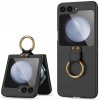 Pouzdro a kryt na mobilní telefon Pouzdro TECH-PROTECT ICON RING SAMSUNG GALAXY Z FLIP 5 černé