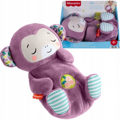 Fisher Price Mazlivá a uklidňující fialová opička – Zboží Mobilmania