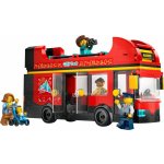 LEGO® City 60407 Červený dvoupodlažní vyhlídkový autobus – Zbozi.Blesk.cz