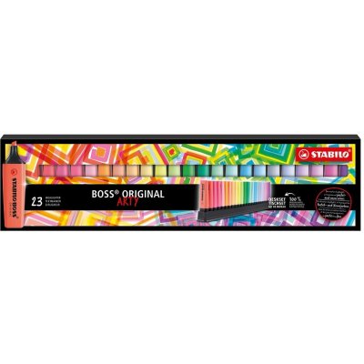 Stabilo Boss Original 9 ks + 14 ks pastel ARTY – Zboží Živě
