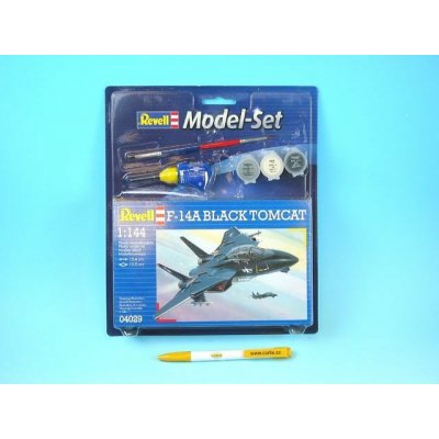 Revell ModelKit letadlo 64029 F-14A Tomcat černá 1:144
