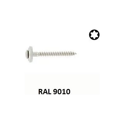 Vrut s podl. 15mm, nerez A2 4,5x45 Torx RAL9010 (Art.8790) – Hledejceny.cz