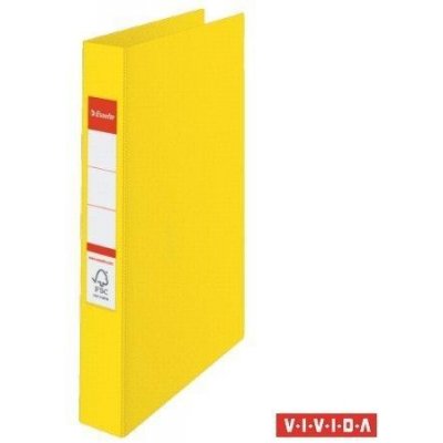 Esselte Standard Vivida kroužkový pořadač 2 kroužky A4 4,2 cm žlutý – Zboží Mobilmania