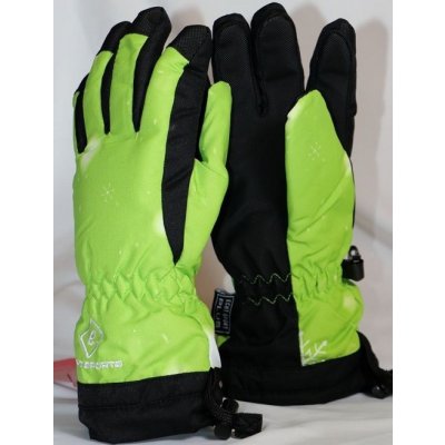 Echt C069 Dětské teplé zimní prstové rukavice zelené