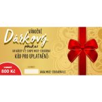 Vánoční dárkový poukaz 800 Kč možnosti: na e-mail – Hledejceny.cz