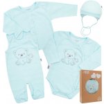 New Baby Kojenecká soupravička do porodnice Sweet Bear modrá – Zboží Dáma