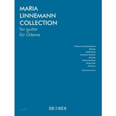 Maria Linnemann Collection noty pro klasickou kytaru – Zbozi.Blesk.cz