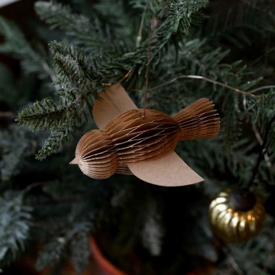 Broste Vánoční ozdoba PAPER BIRD dusty pink – Hledejceny.cz