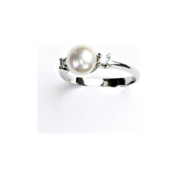 Čistín zlatý prsten bílá přírodní říční perla bílé zlato T 1207 10103 od 5  303 Kč - Heureka.cz
