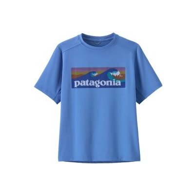 Patagonia Capilene Silkweight T-Shirt Kid Boardshort Logo Abundant Blue – Hledejceny.cz