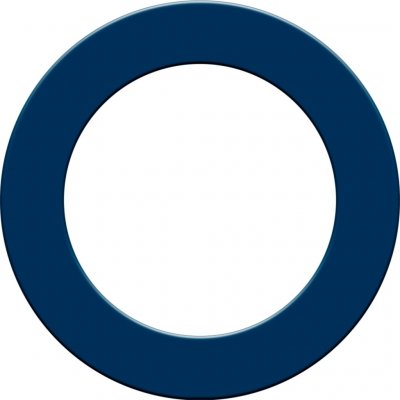 Ochrana k terčům Designa PRO Plain, modrá – Zboží Dáma