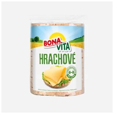 BonaVita Celozrnné hrachové chlebíčky s mořskou solí 100 g – Zboží Dáma