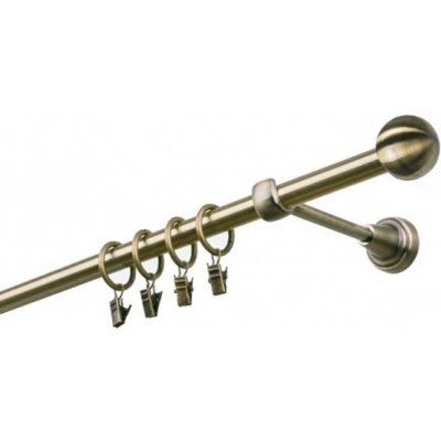 HEBR Garnýž Koule mosaz jednoduchá 230 cm – Sleviste.cz