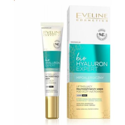 EVELINE COSMETICS BIO HYALURON EXPERT EYE CREAM Liftingový multifunkční oční krém 20 ml – Zbozi.Blesk.cz